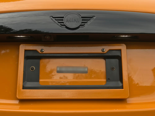 Volcanic Orange License Plate Bracket
